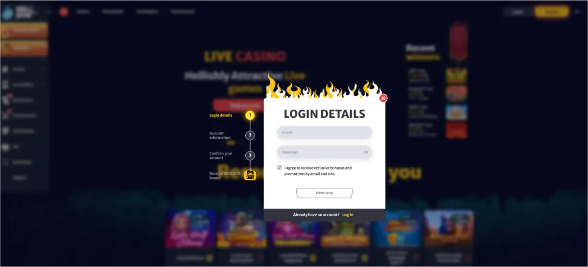 Hellspin casino registration and login Hellspin casino