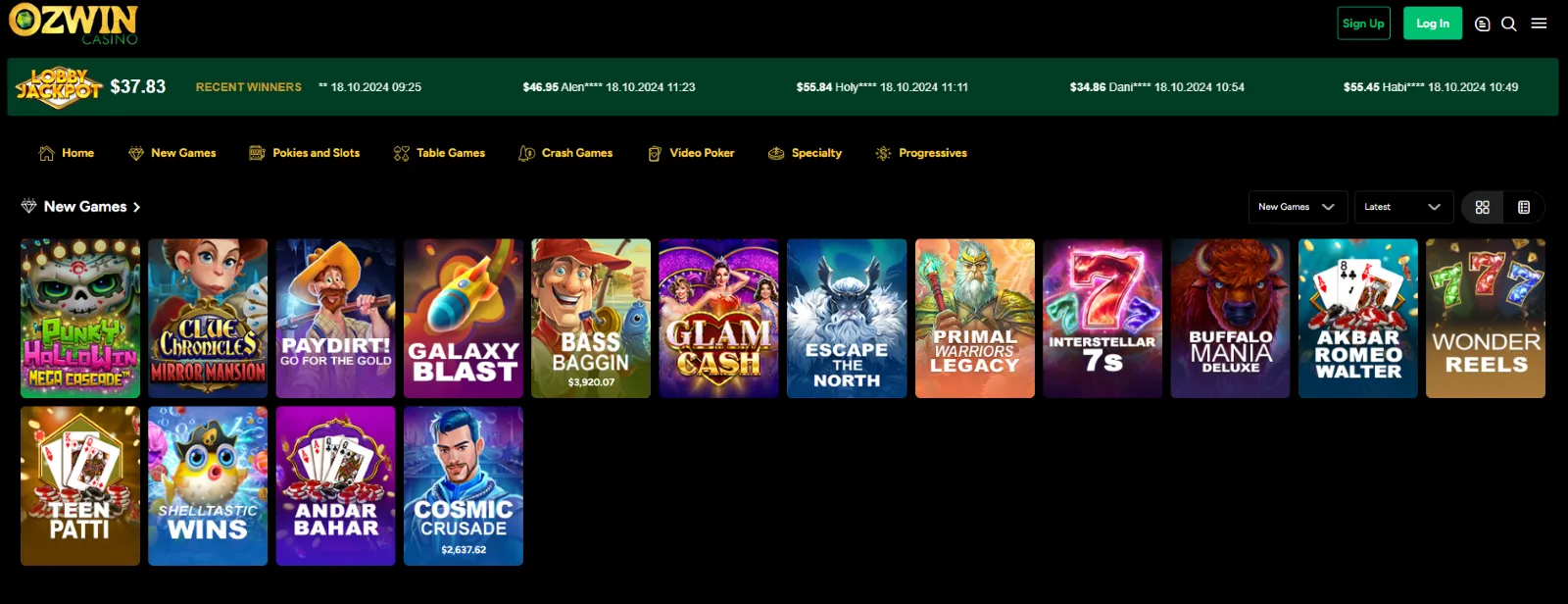 Ozwin casino no deposit games Ozwin casino slots