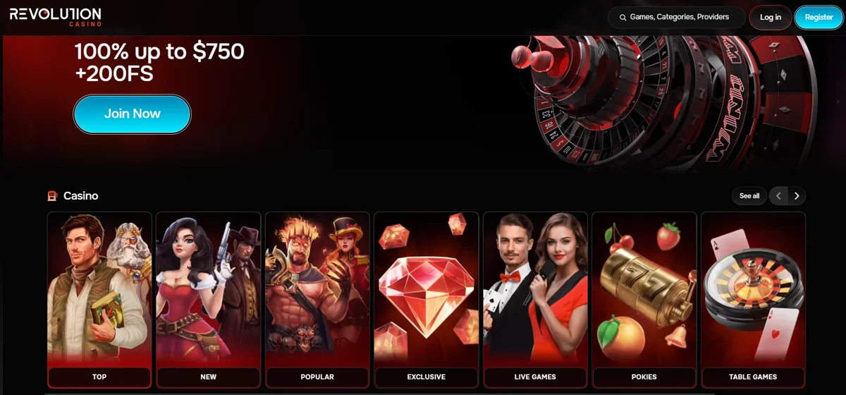 Revolution is the best Casino Revolution Casino